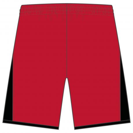Stanno Altius Short Red/Black Back View