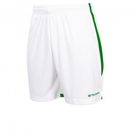 Stanno Focus Shorts White/Green