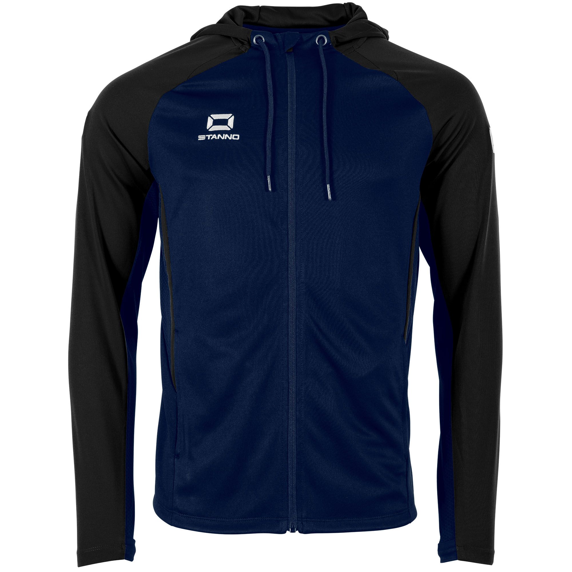Stanno Stadio Hooded Full Zip Top Navy/Black